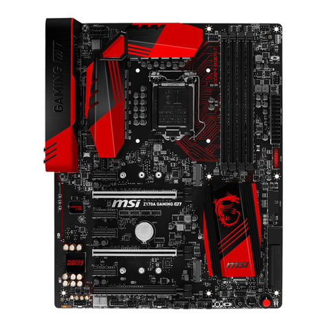 MSI Z170A KRAIT GAMING Quick start quide