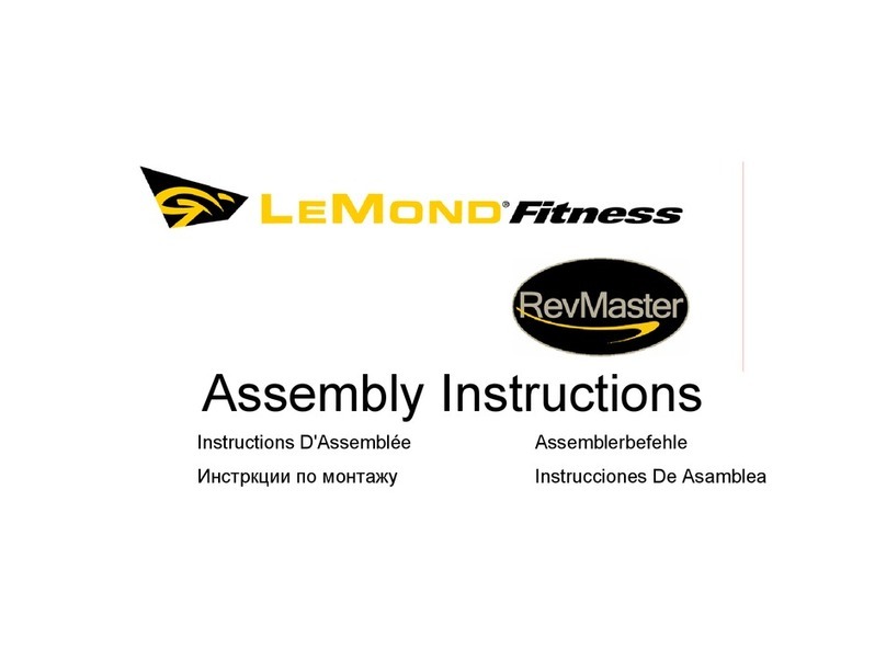 LeMond REvMaster Assembly instructions