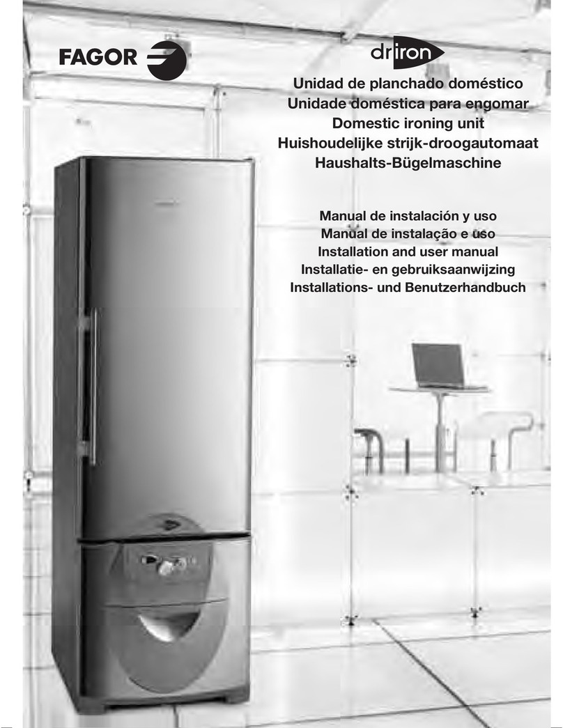 Fagor driron Installation and user manual