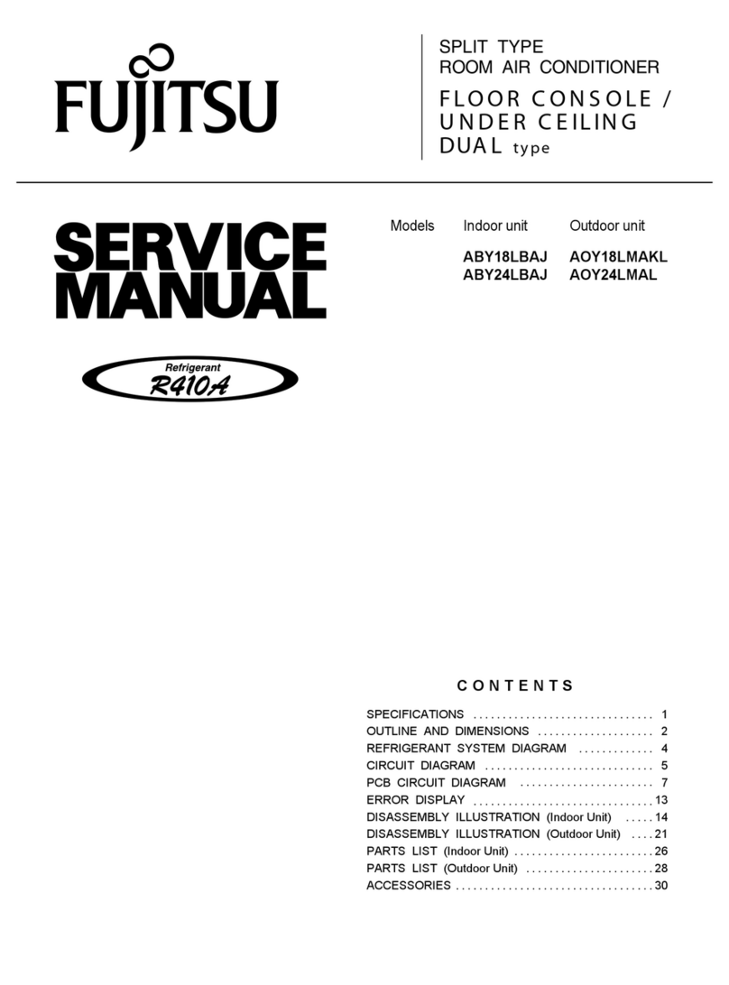 Fujitsu ABY18LBAJ User manual