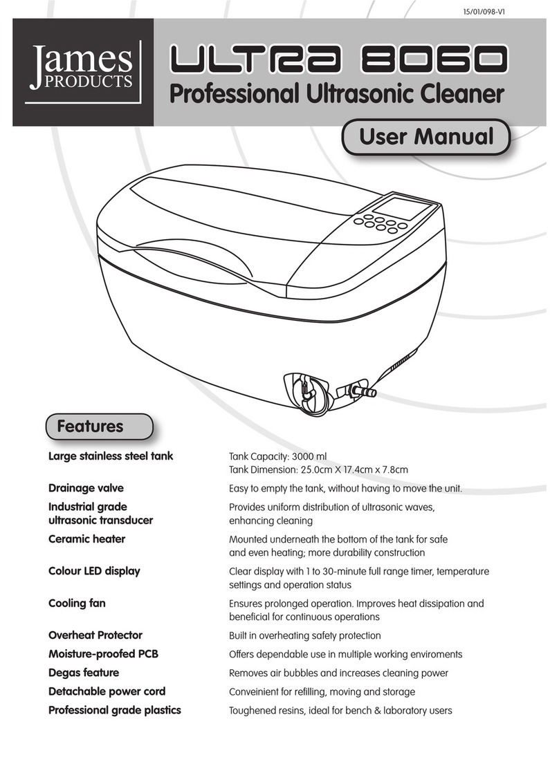 James ULTRA 8060 User manual