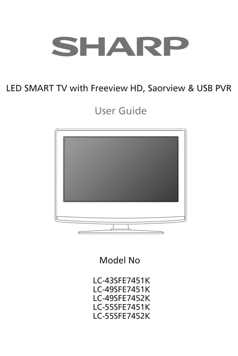 Sharp LC-43SFE7451KLC-49SFE7451K User manual
