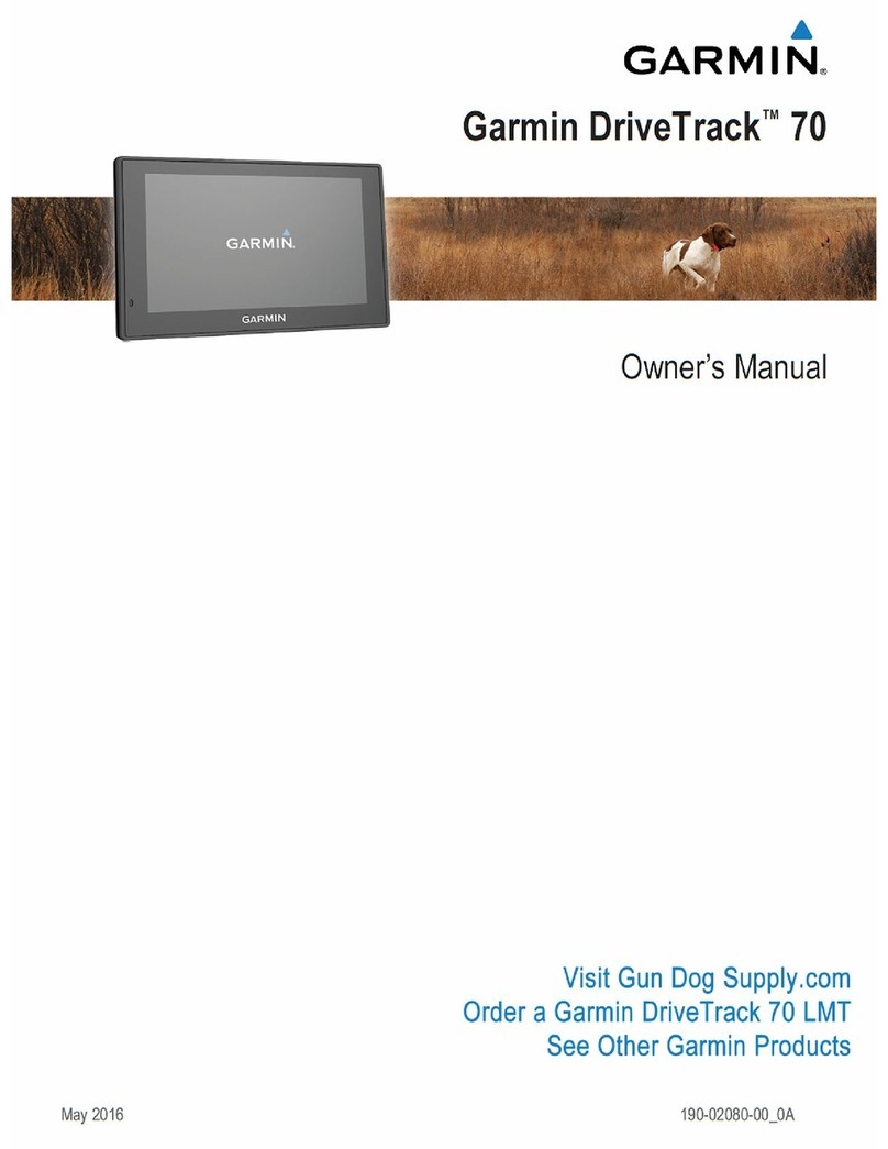 Garmin DriveTrack 70 owner's manual