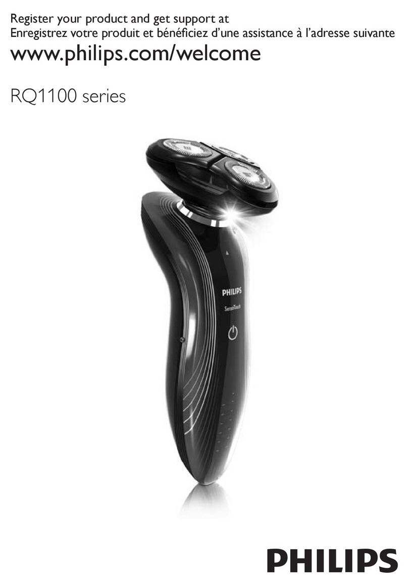 Philips RQ1100 Series Directions for use