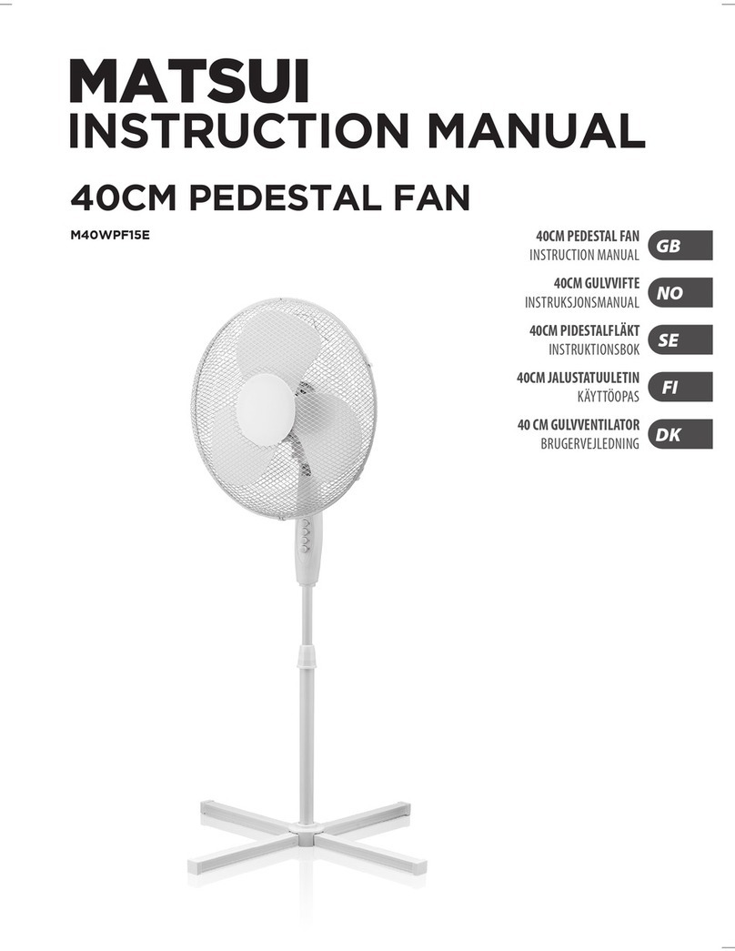 Matsui M40WPF15E User manual Matsui M40WPF15E User manual