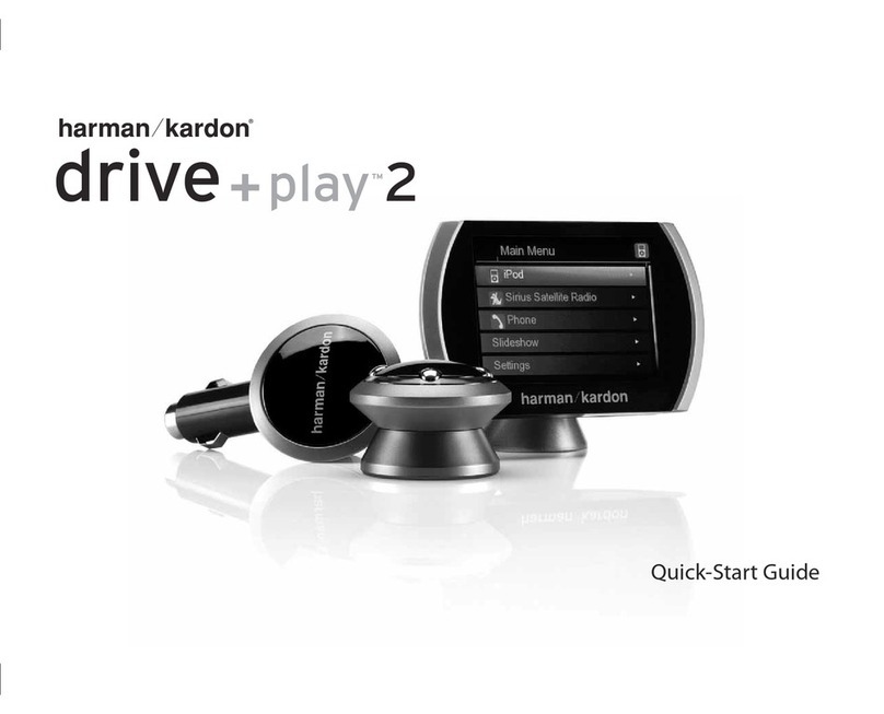 Harman Kardon DRIVE+PLAY 2 quick start guide