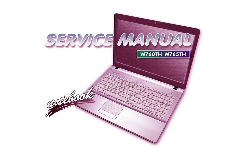 Clevo W760TH User manual