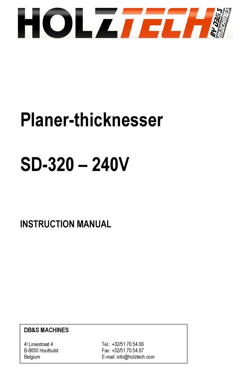 HOLZTECH SD-320 - 240V instruction manual