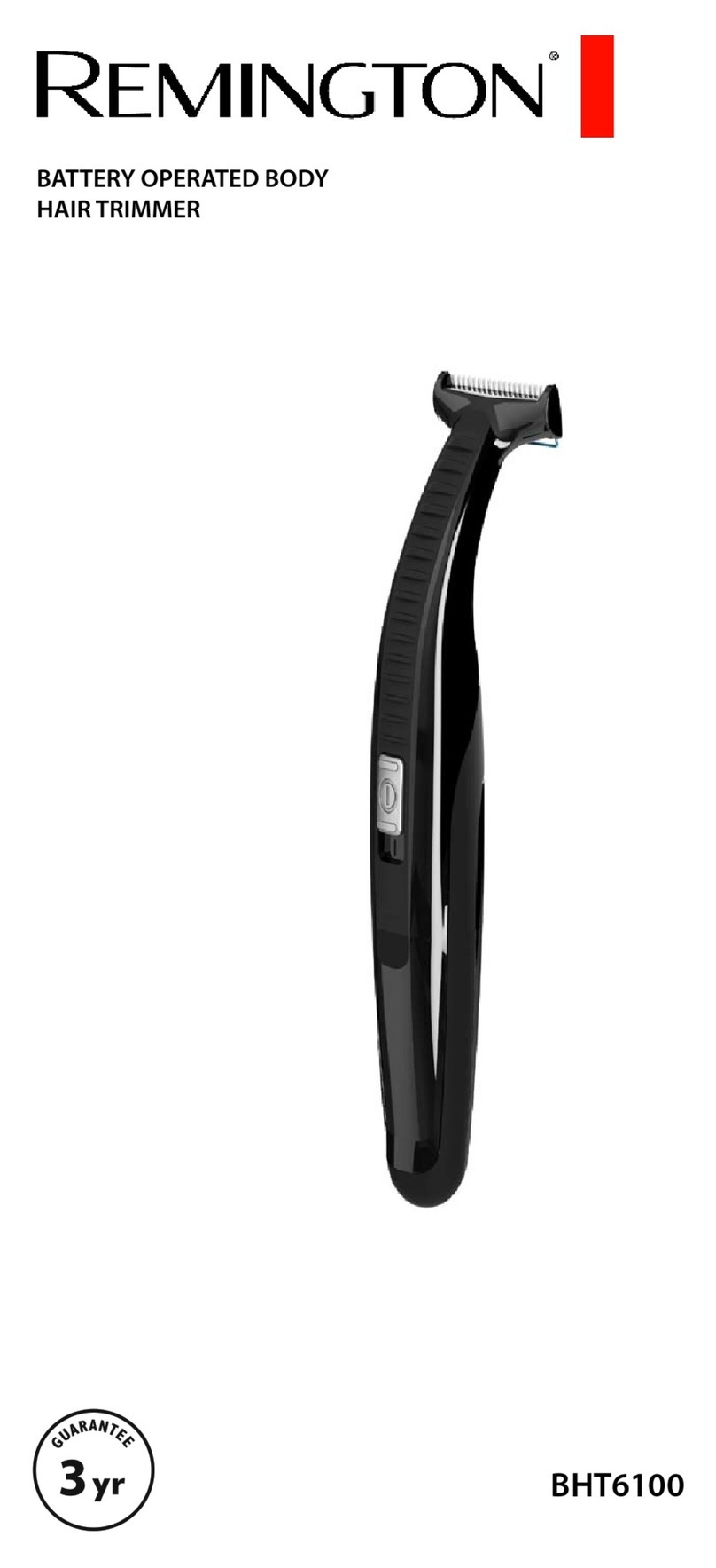 Remington BHT6100 User manual