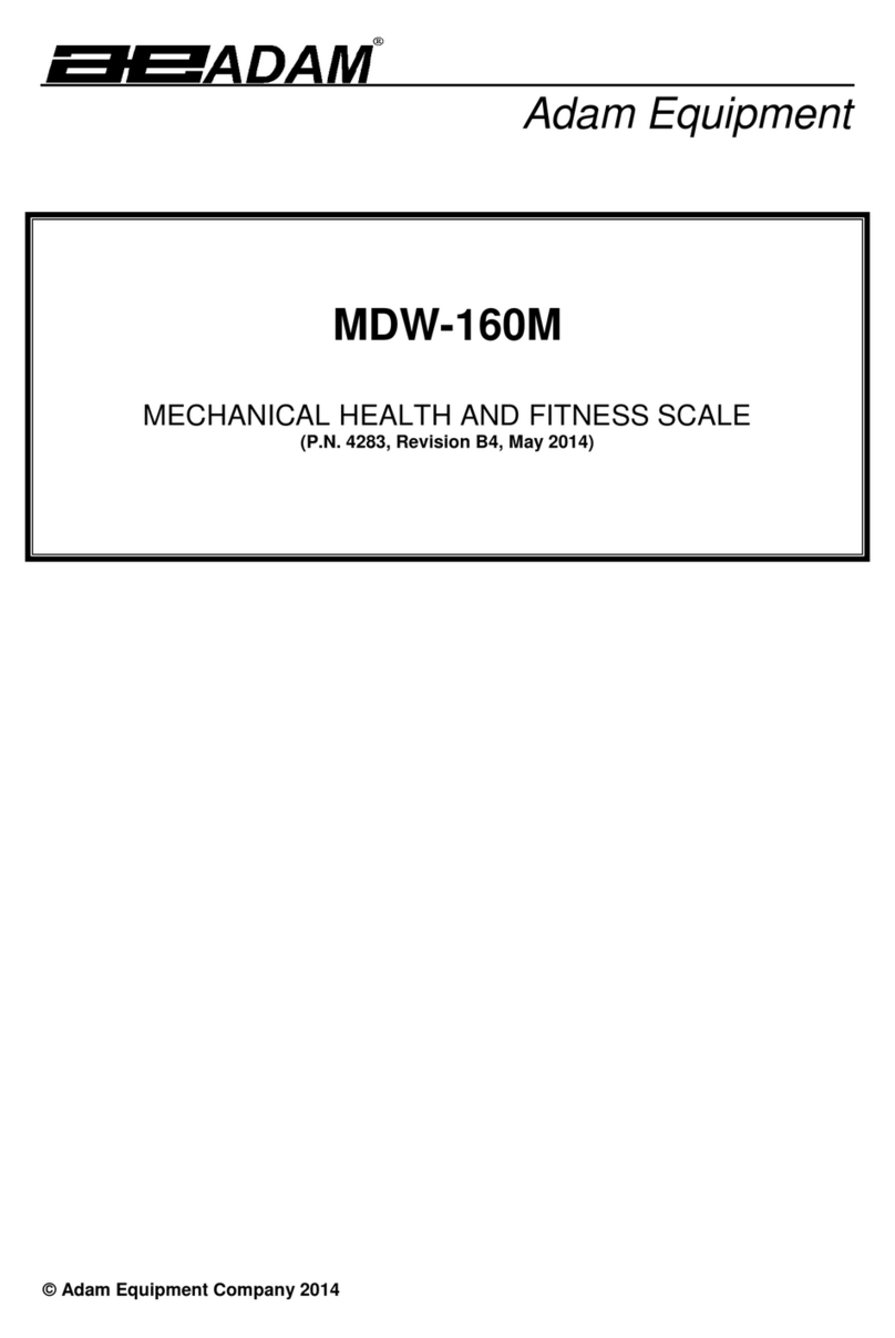 Adam Equipment MDW-160M User manual