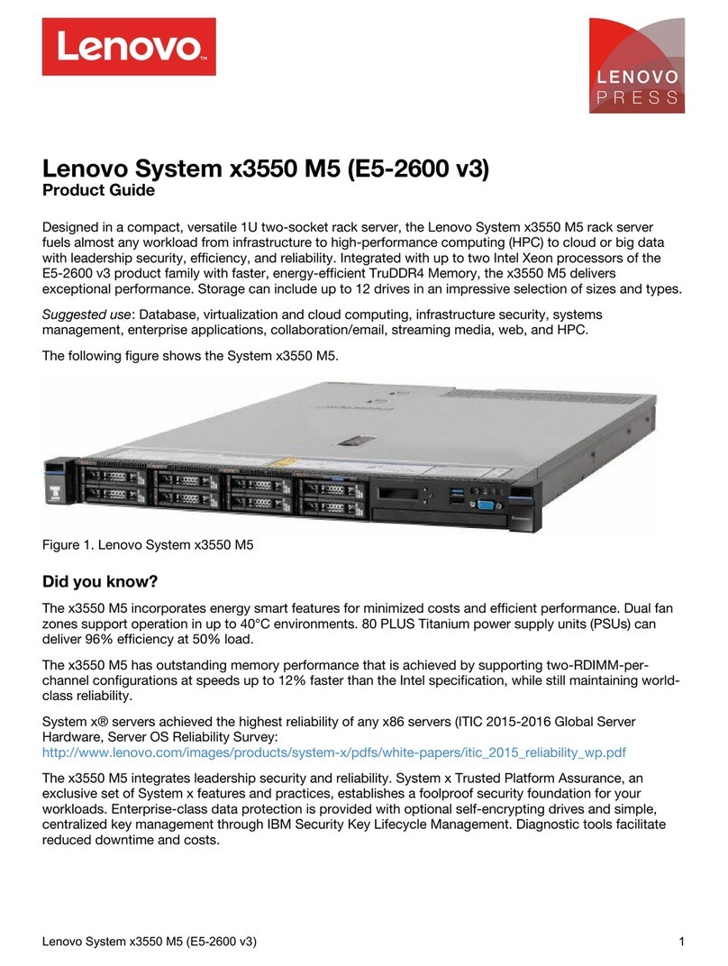 Lenovo System x3550 M5 User manual