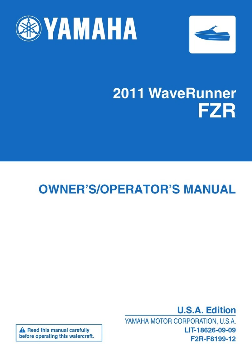 Yamaha 2011 WaveRunner FZR Owner's/operator's manual