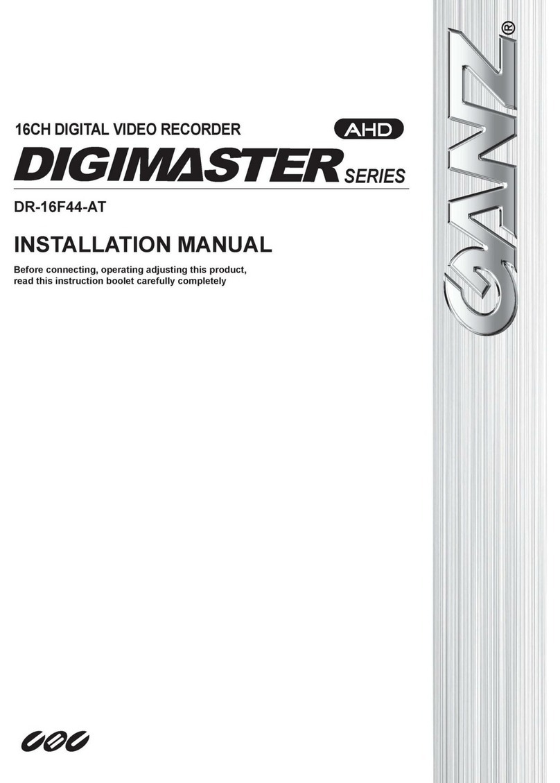 Ganz DR-16F44-AT User manual