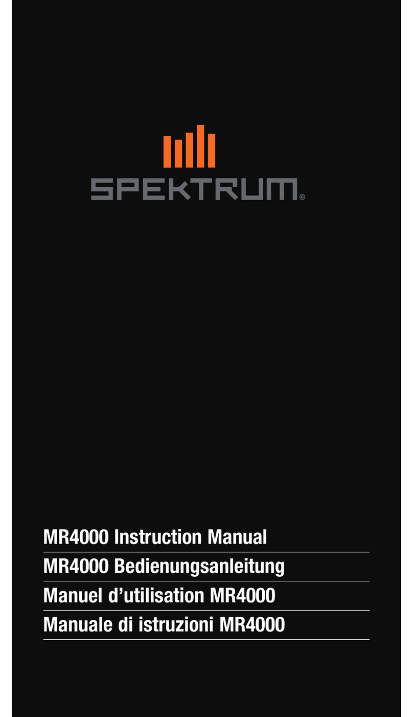 Horizon Hobby Spektrum MR4000 instruction manual Horizon Hobby Spektrum MR4000 instruction manual