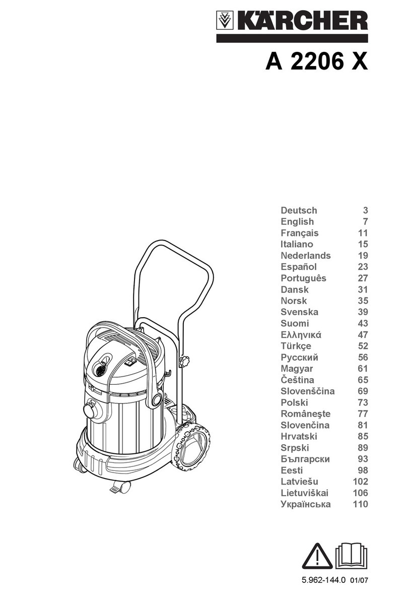 Kärcher A 2206 X User manual