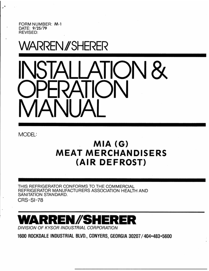 WARREN-SHERER MIA Installation & operation manual WARREN-SHERER MIA Installation & operation manual