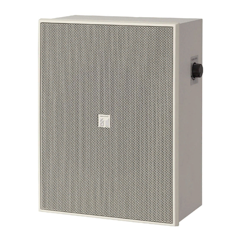 Toa BS-678T installation manual