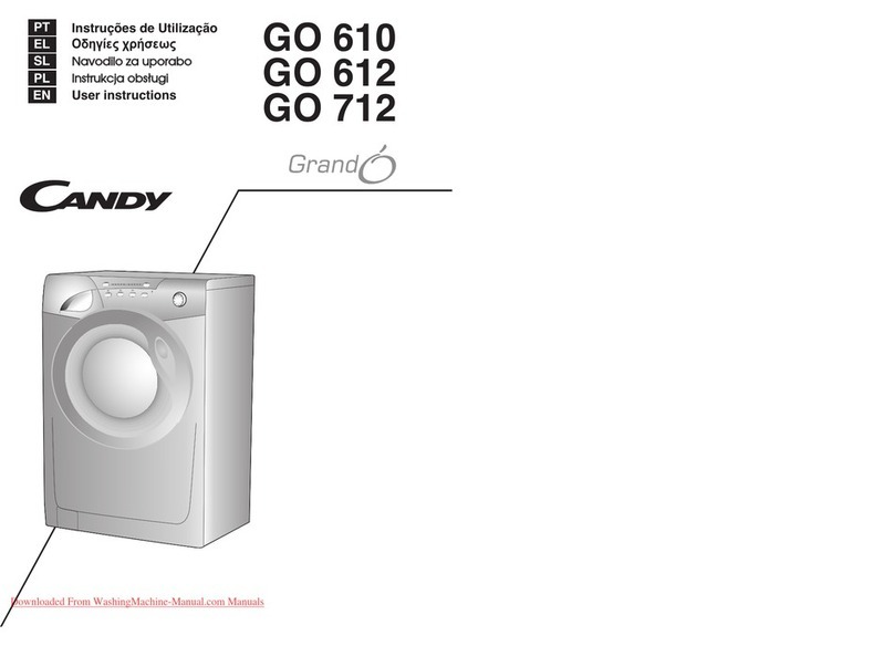 Candy Grando GO 610 User manual