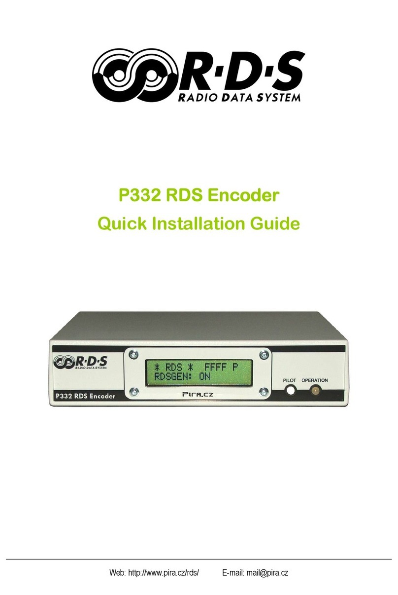 RDS P332 Quick installation guide