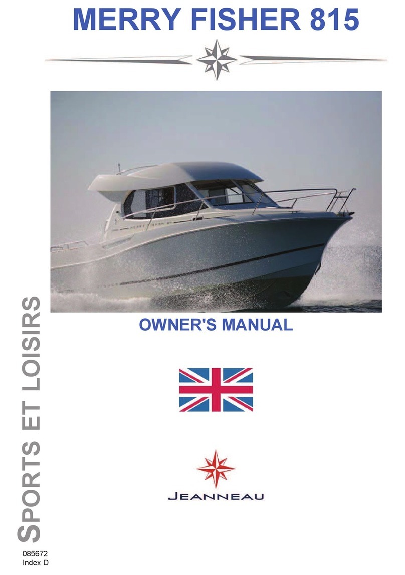 Jeanneau MERRY FISHER 815 owner's manual