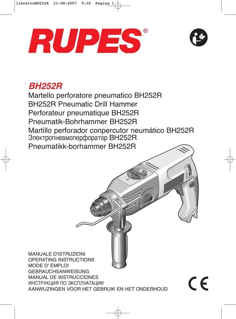 Rupes BH252R User manual