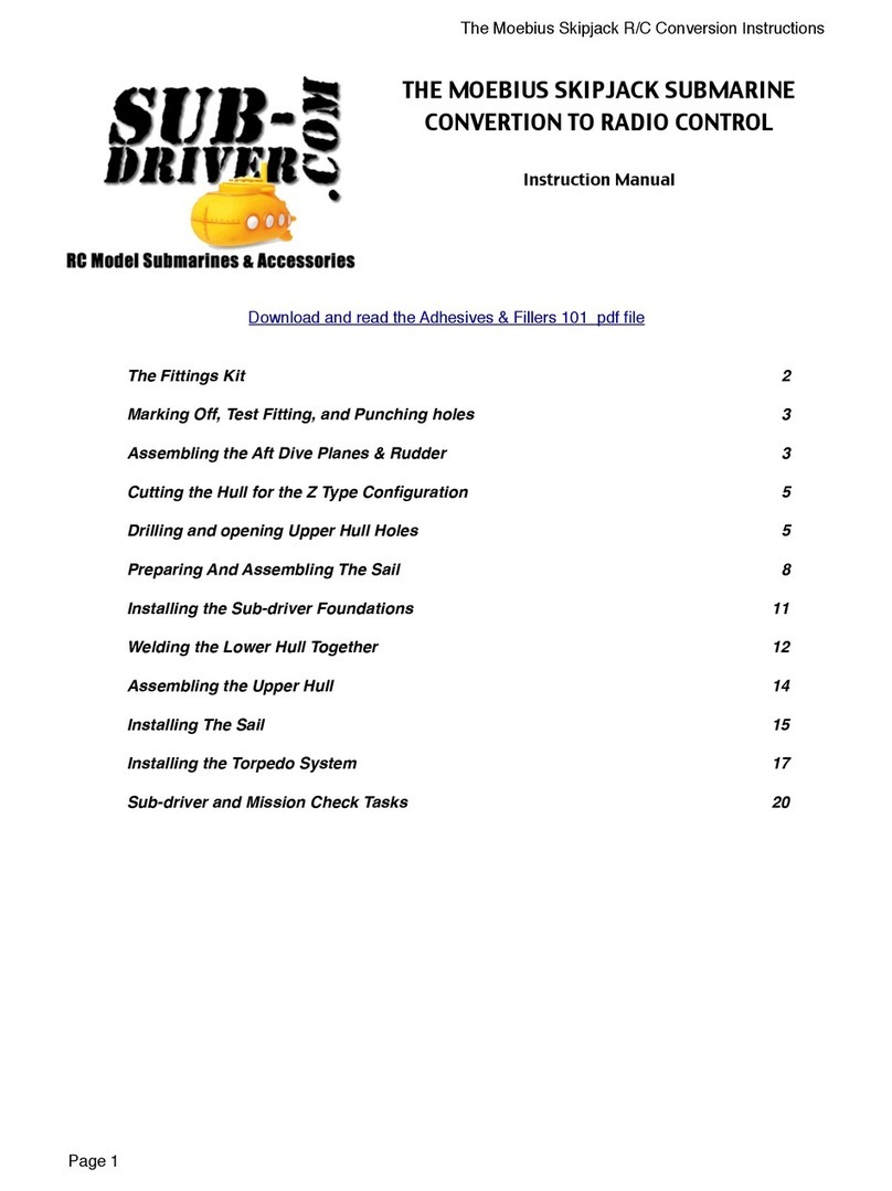 Sub driver MOEBIUS SKIPJACK instruction manual