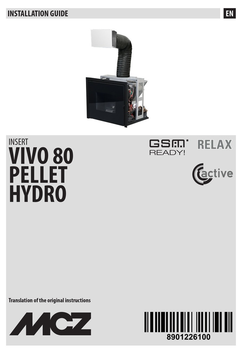 MCZ VIVO 80 PELLET User manual