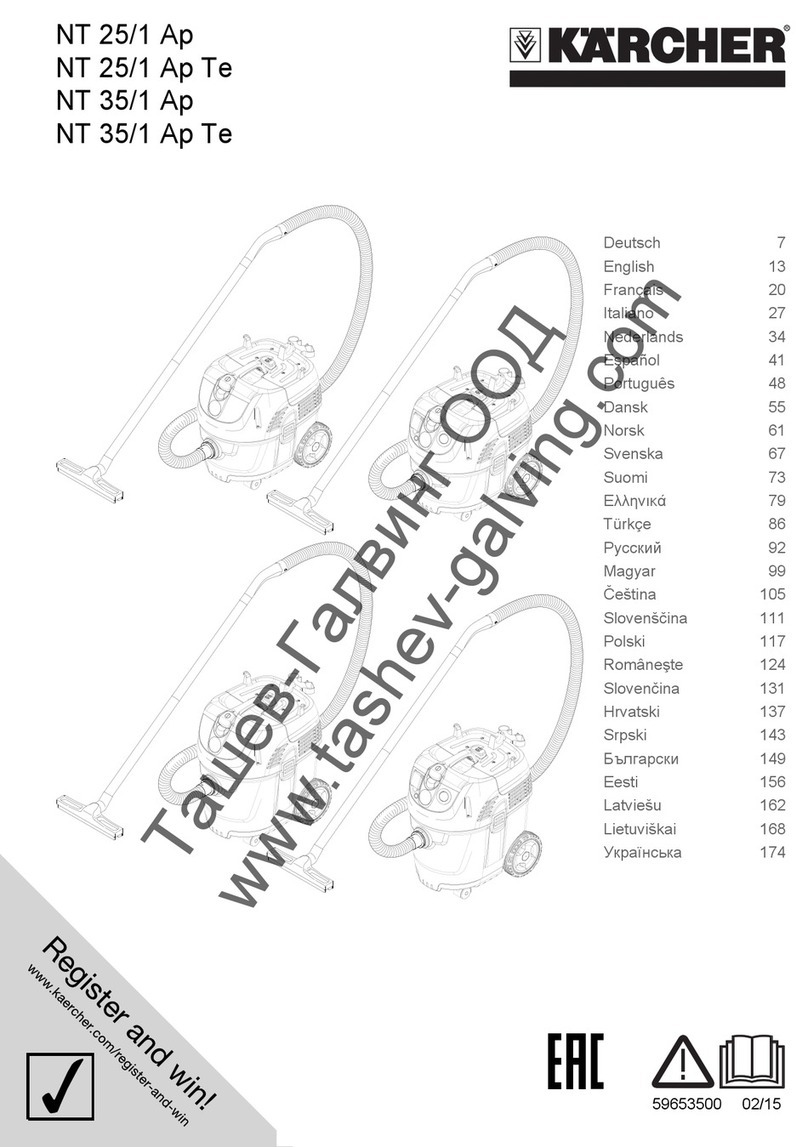 Kärcher NT 25/1 Ap User manual