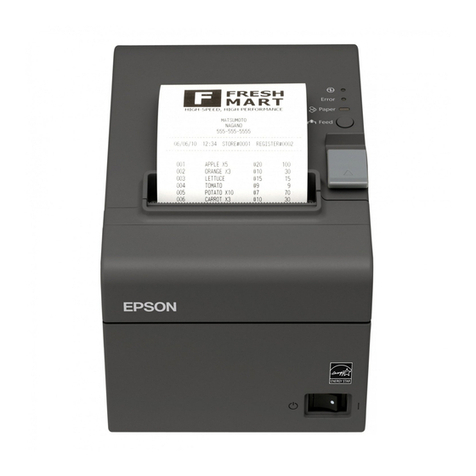 Epson TM-T20II-i Use and care manual