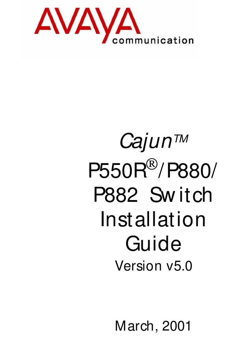 Avaya Cajun P550R User manual
