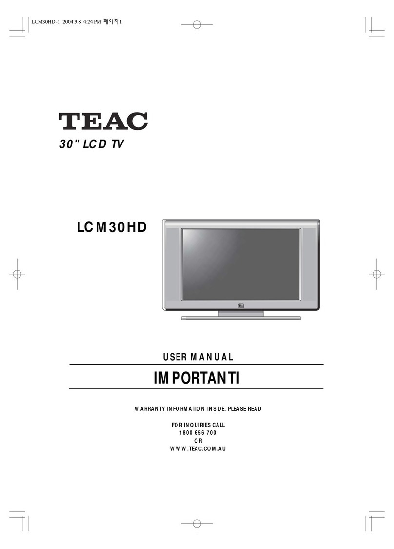 Teac LCM30HD User manual Teac LCM30HD User manual