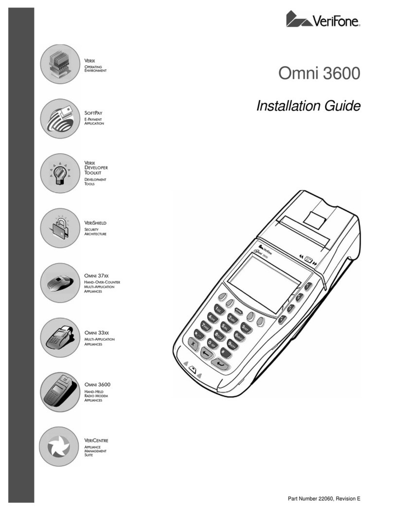VeriFone Omni 3600 User manual