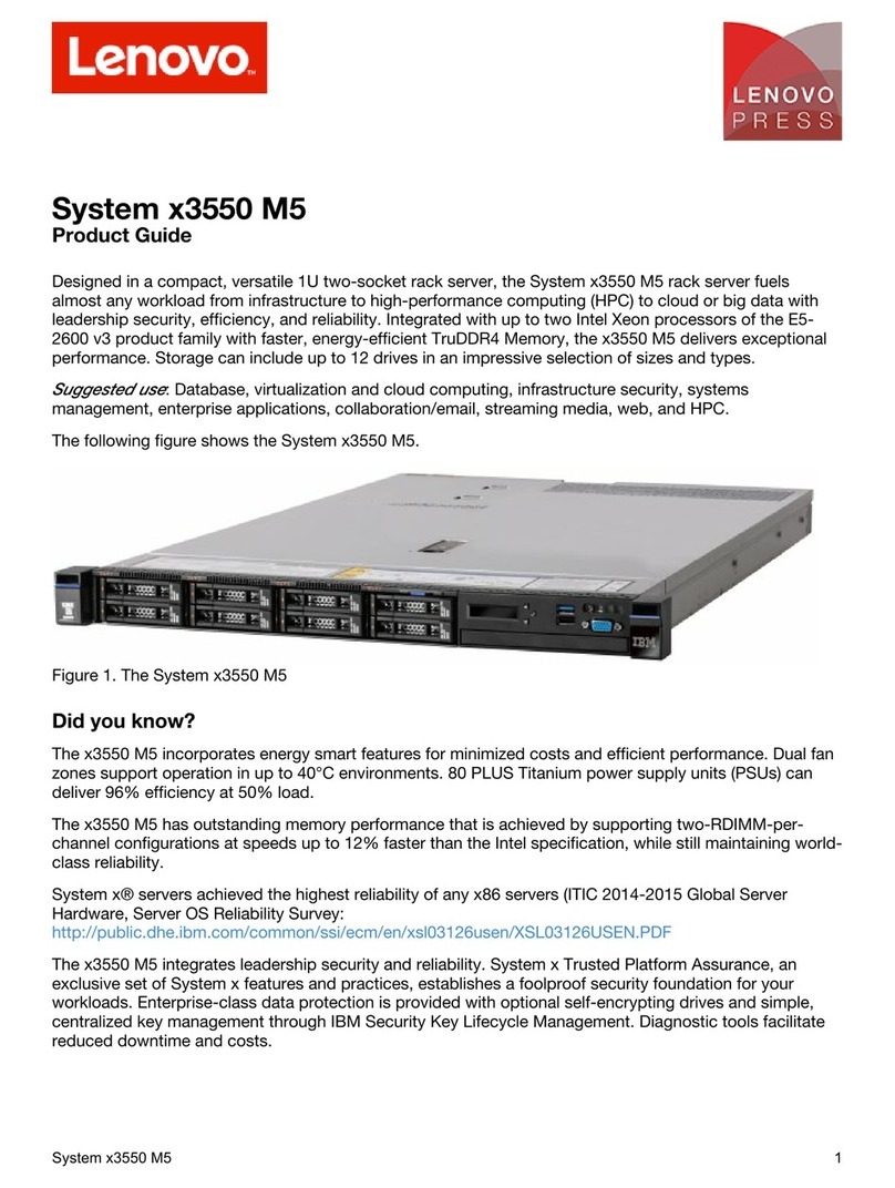 Lenovo System x3550 M5 Product guide