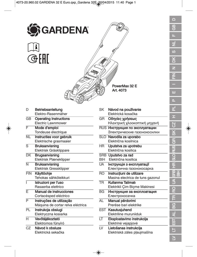 Gardena PowerMax 32 E User manual