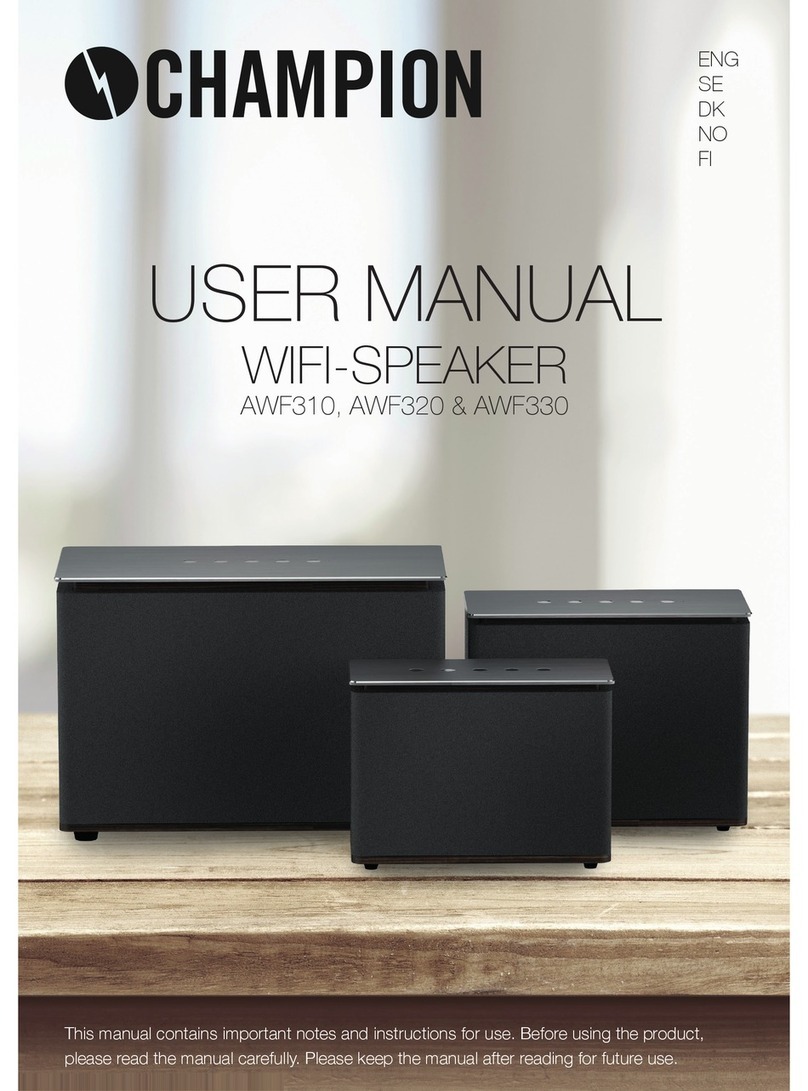 Champion AWF310 user manual