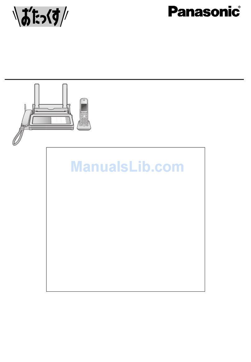 Panasonic KX-PD701DL User manual
