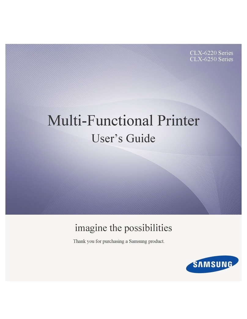 Samsung CLX-6220 Series User manual Samsung CLX-6220 Series User manual