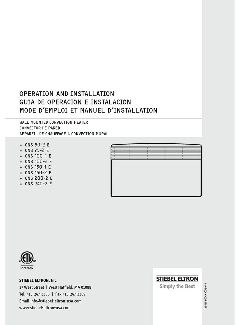 STIEBEL ELTRON CNS 50-2 E Instruction Manual