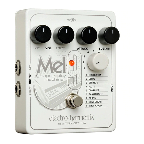 Electro-Harmonix MEL9 User manual Electro-Harmonix MEL9 User manual