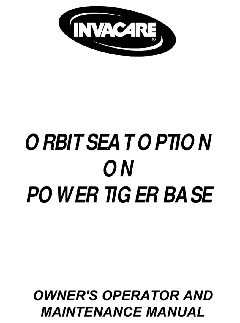 Invacare OrbIt Manual