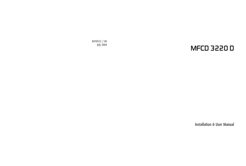 Barco MFCD 3220 D Instruction Manual