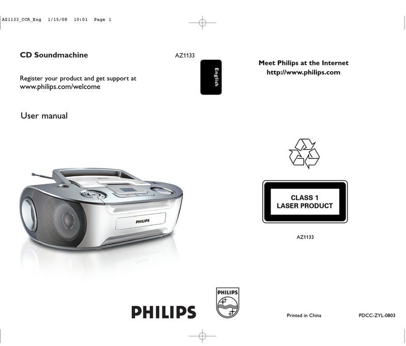 Philips AZ1133 User manual