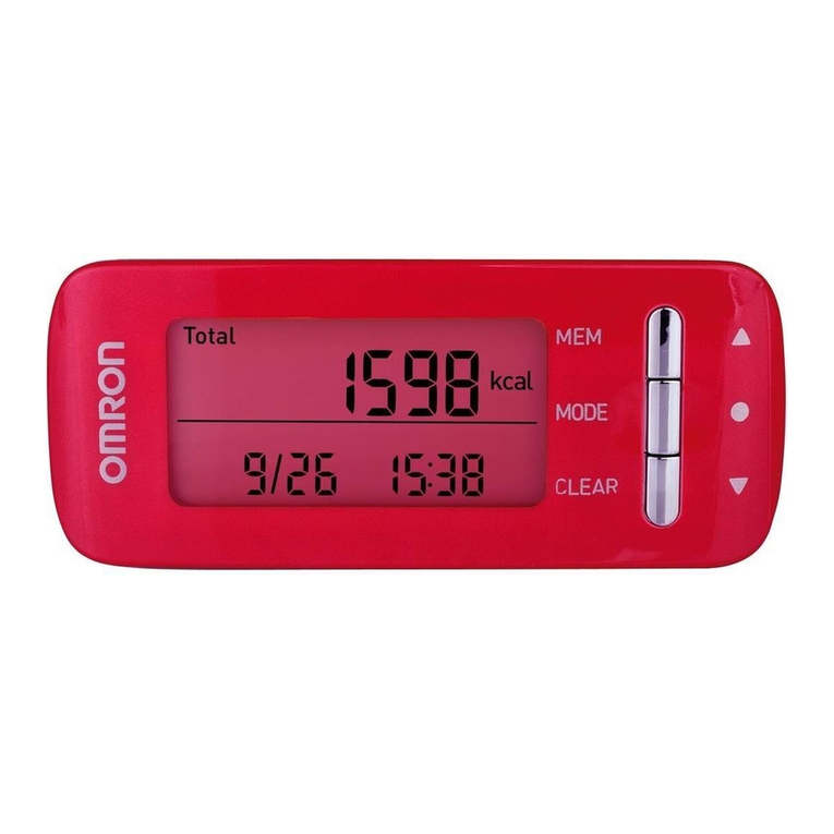 Omron HJA-306 CaloriScan User manual