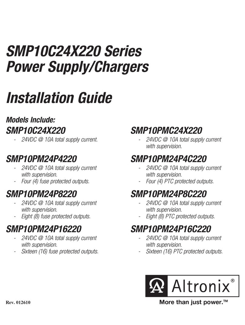 Altronix SMP10C24X220 User manual