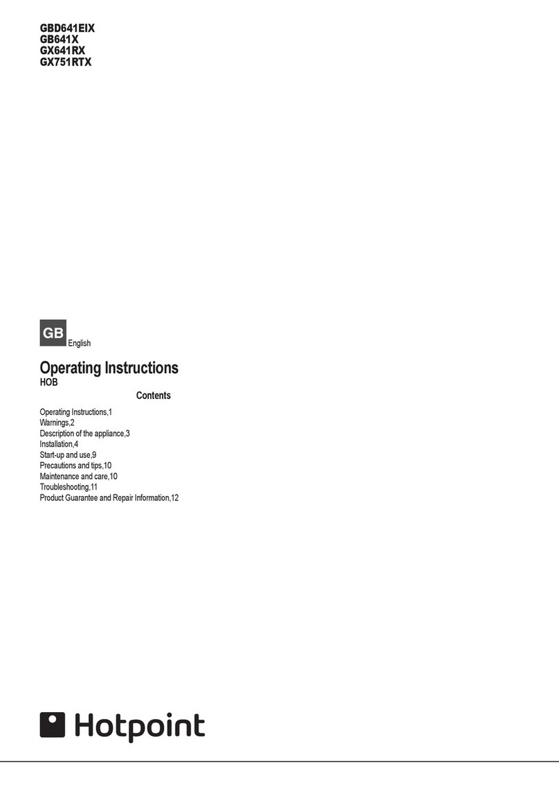 Hotpoint GBD641EIX User manual