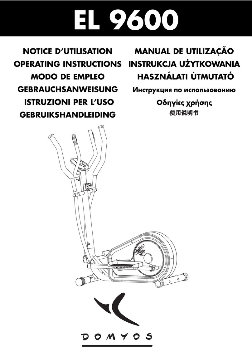 Domyos EL 9600 operating instructions