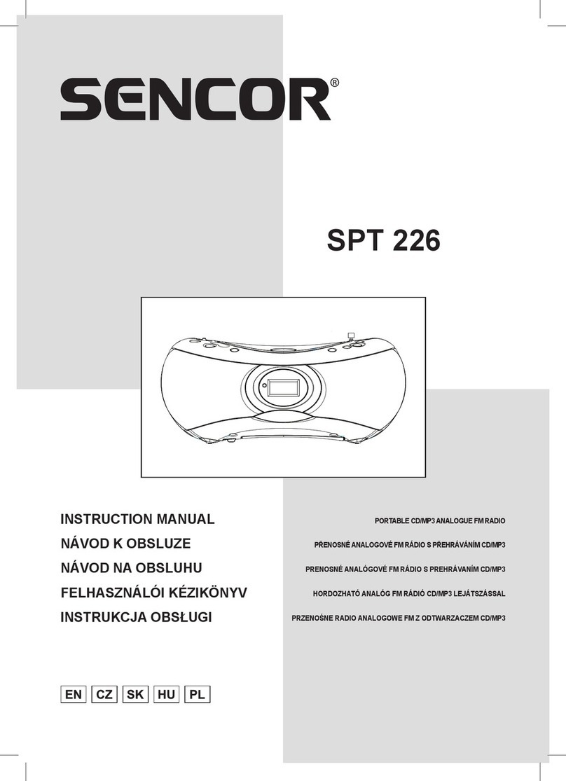 Sencor SPT 226 instruction manual