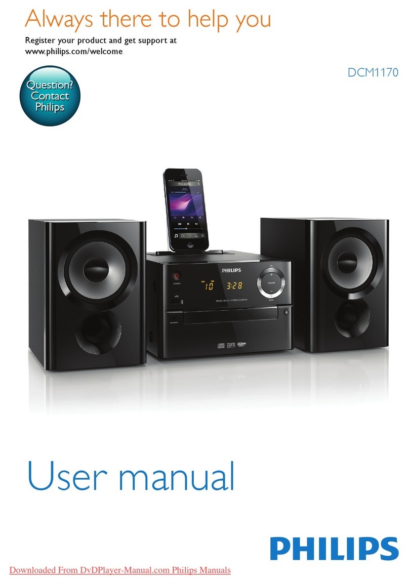 Philips DCM1170 user manual