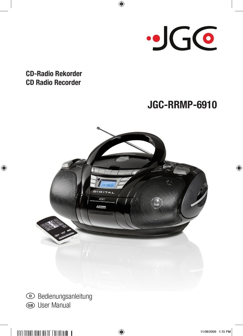 JGC JGC-RRMP-6910 user manual