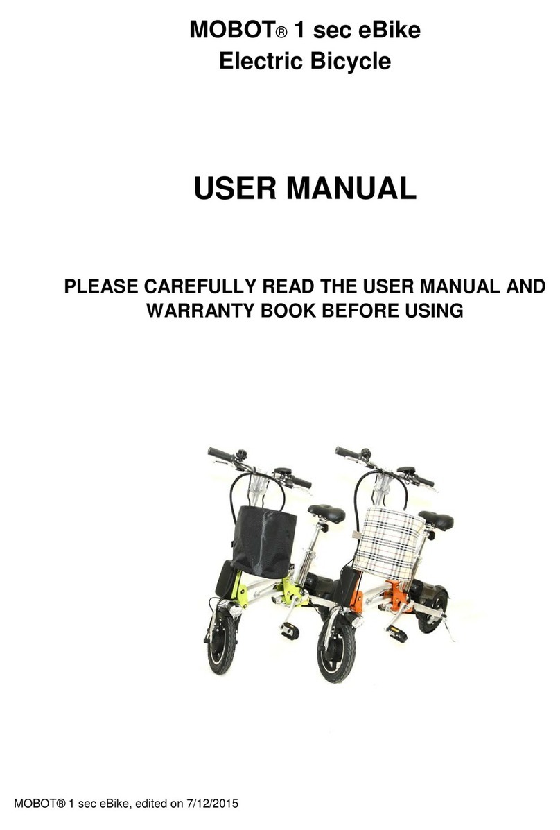 Mobot 1 sec eBike user manual